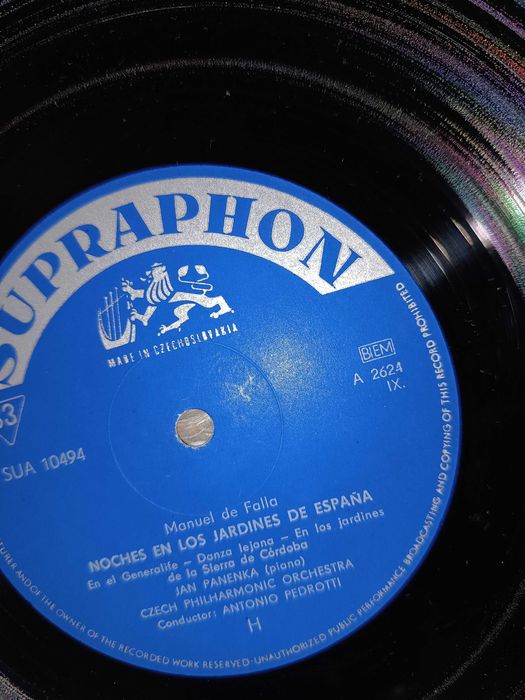 Виниловая пластинка Равель , де Фалья Чешский филармонический оркестр