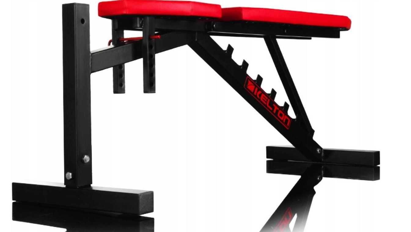 Zestaw Kelton Ławka regulowana HL1 200kg + Stojaki HS1 400kg