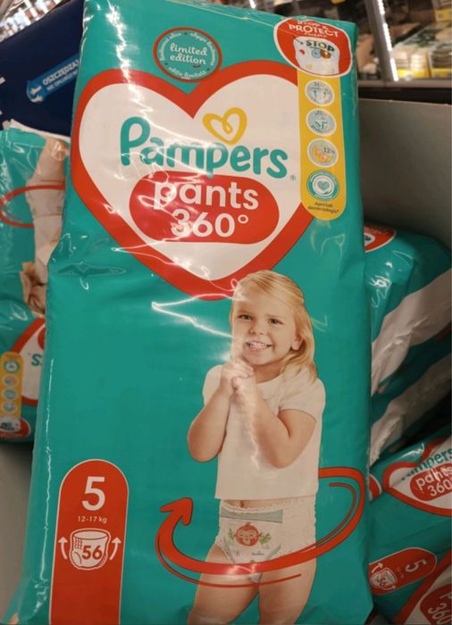 Подгузники-трусики Pampers Pants размер 4, 52 шт
