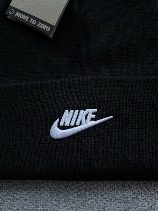 Оригінал Nike Utility Peak Swoosh Beanie Шапка Нова Зимова (HF0186)