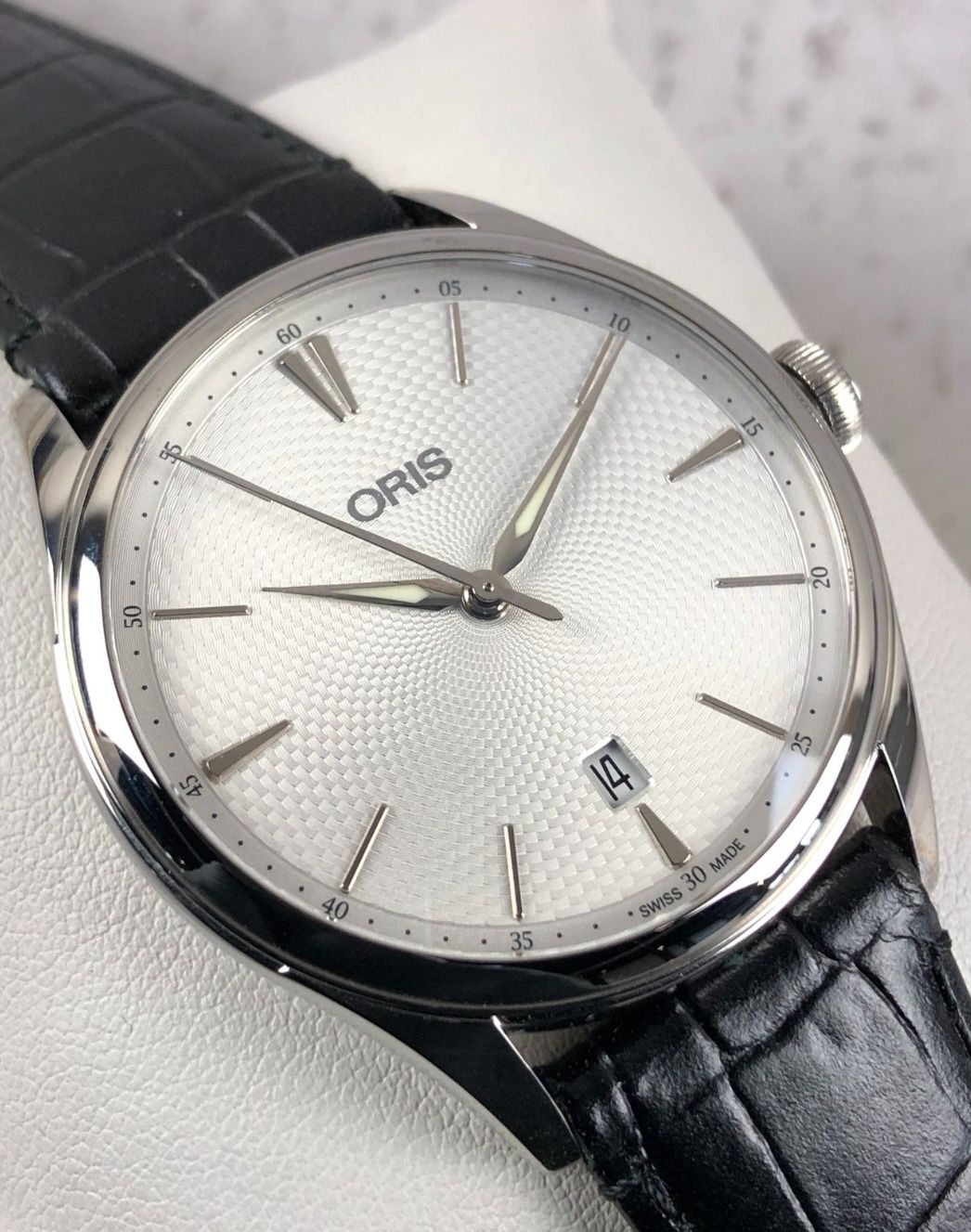 ORIS Artelier Date Automatic - OKAZJA! - zegarek męski 40mm