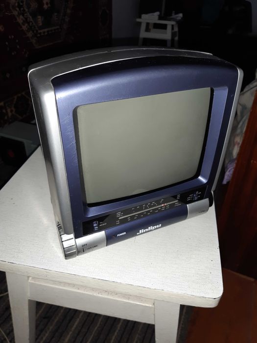 Телевизор портативный Jinlipu с AM/FM радио + антена активная.