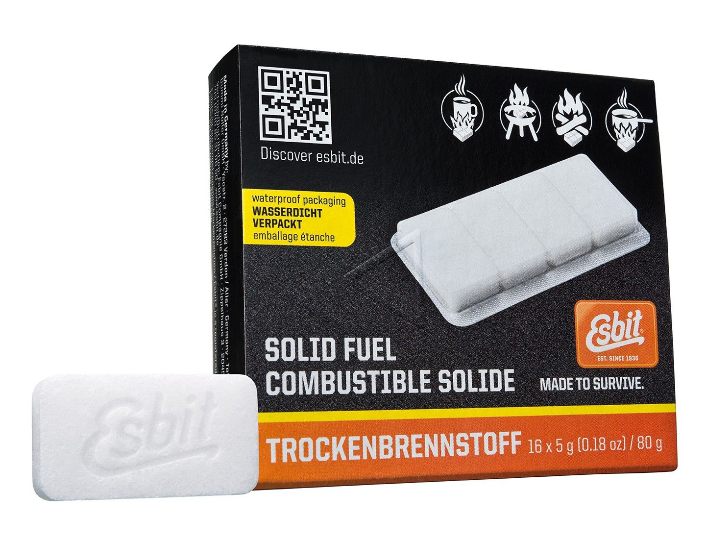 Paliwo stałe Esbit Solid Fuel Tablets 16 x 5g