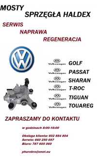 Sprzedaż  usługa regeneracji mostów napędowych marki Volkswagen