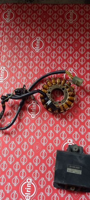 kawasaki eliminator 125 modul cewka iskrownik stator stojan denso