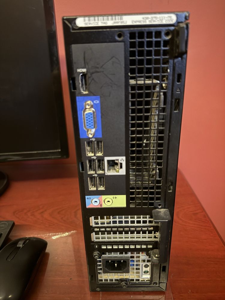 KOMPLET SPRAWNY 100% PC monitor klawiatura mysz karta wifi office