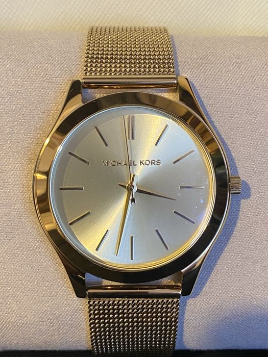 Zegarek Michael Kors Slim Runway złoty