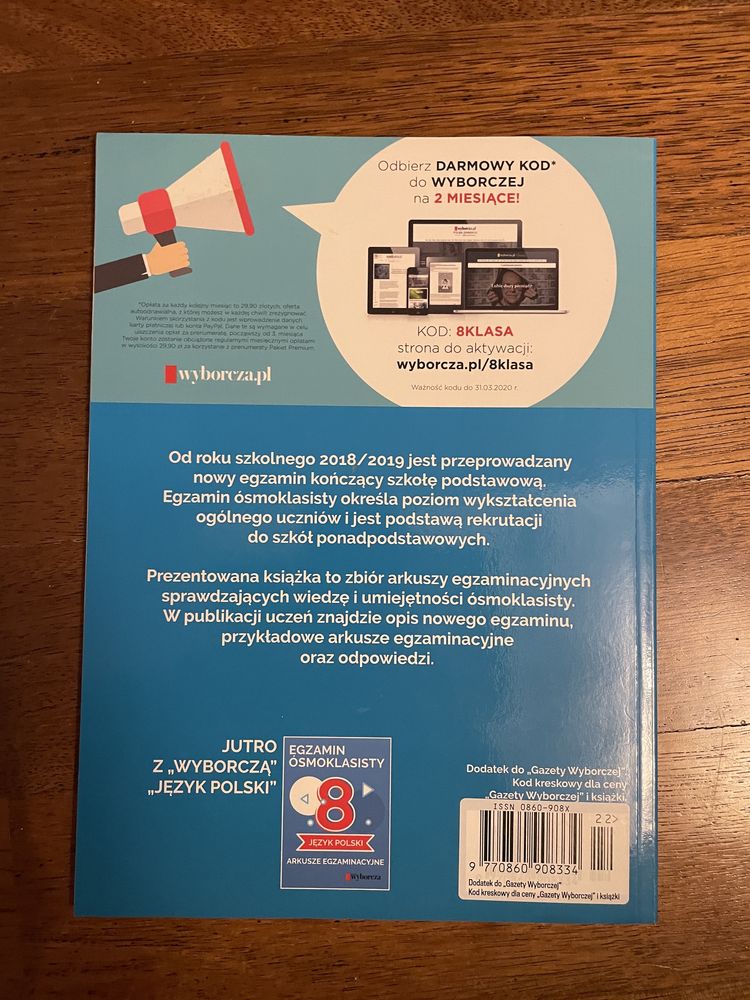 egzamin ósmoklasisty matematyka arkusze egzaminacyjne Gazeta Wyborcza