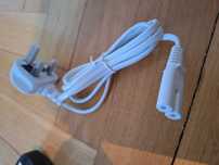 Przewód, kabel zasilający do AGD zasilacza ósemka brytyjska wtyczka UK