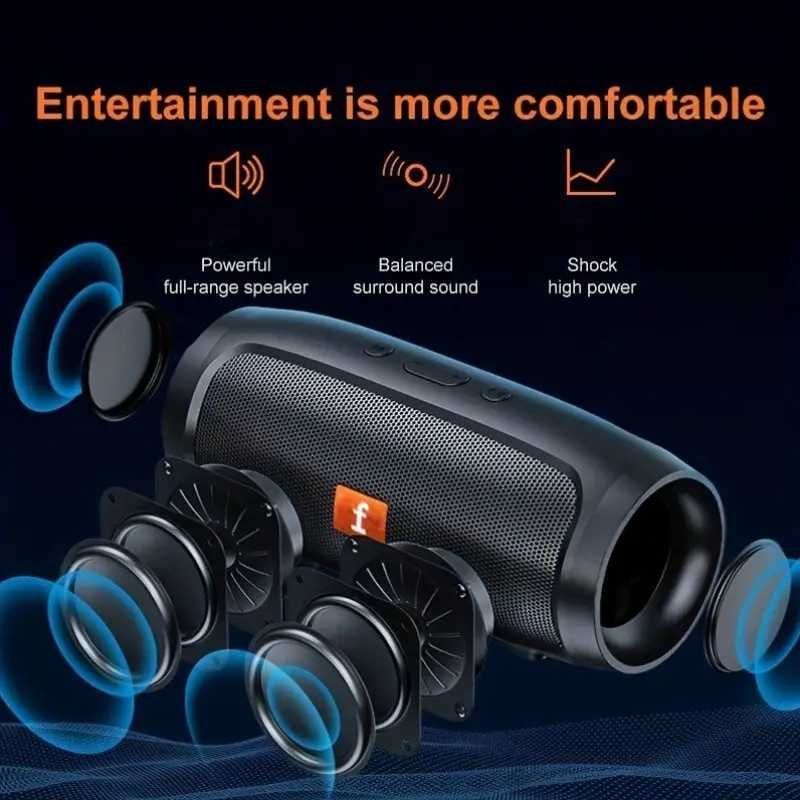 Głośnik bluetooth stereo 2x5w 800mAh microSD USB