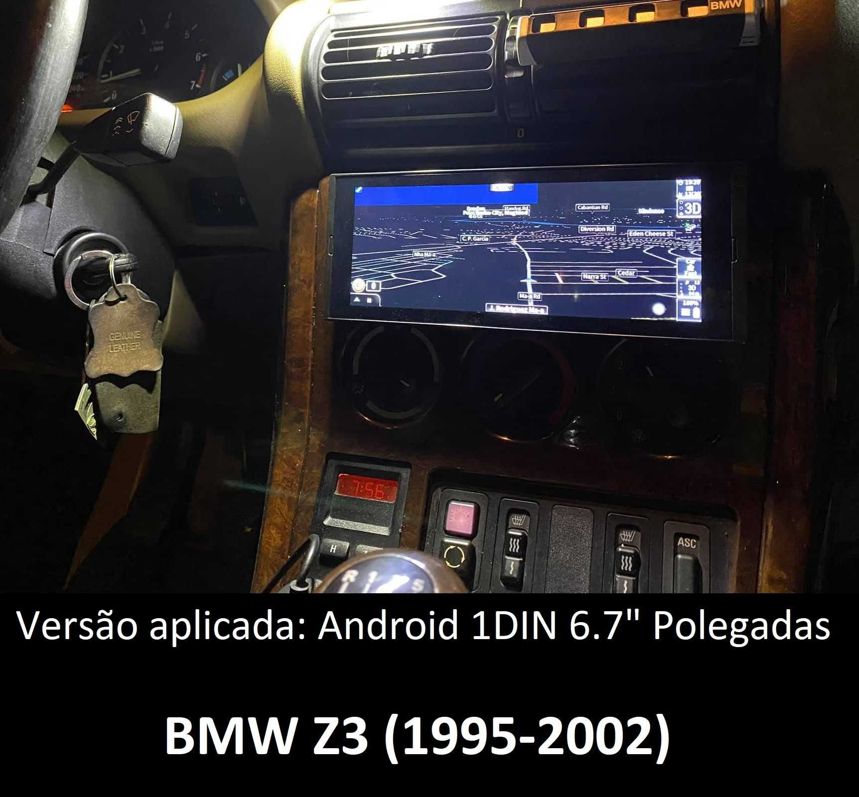 (NOVO) Rádio 2DIN 9" • BMW Z3 / Z4 • (1995 a 2009) • Android GPS E85