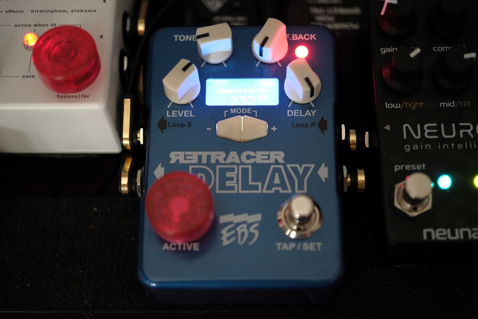 EBS Retracer Delay Stereo MIDI jak Strymon Chase Bliss Meris Empress