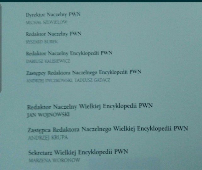 Wielka encyklopedia PWN tom 1 - 11 i  13 - 27 - praca zbiorowa. Nowe
