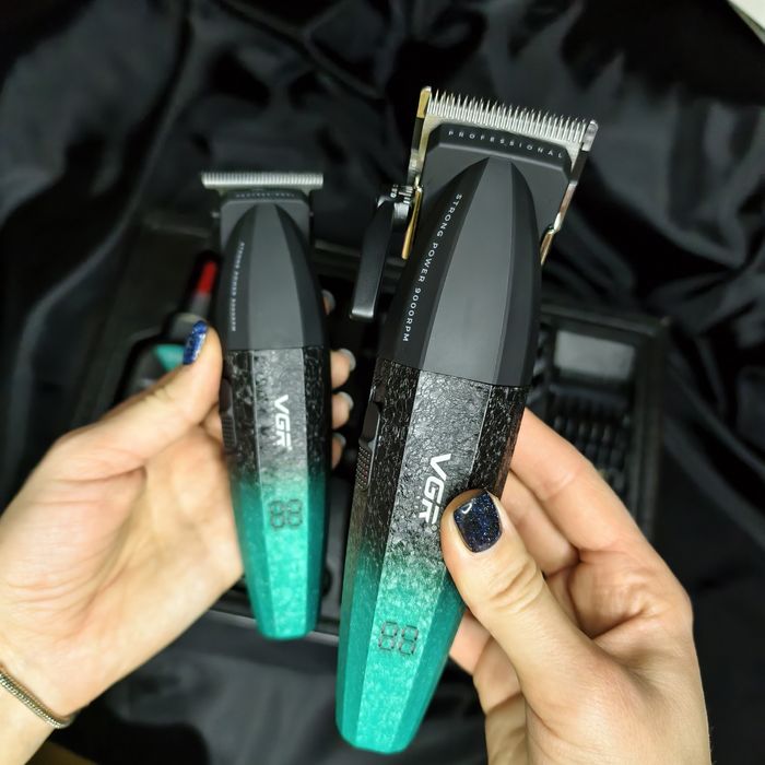 Набір для стрижки Vgr v 640 Green!Для барберів!