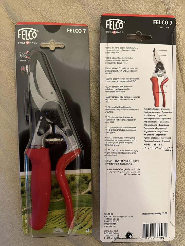Садовый секатор FELCO 2,4,7,8,9,16,100