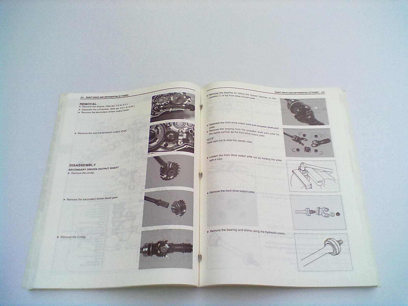 Manual Técnico Oficial Suzuki LT 250-250F