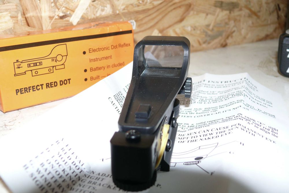 Mira de ponto vermelho, modelo Red Dot Sight.