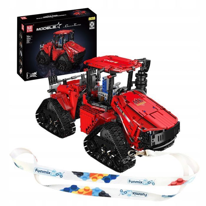 Klocki 1769 el. Ciągnik gąsienicowy sterowanie RC Mould King 18020S