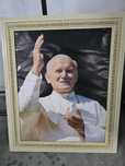 Quadro religioso papa João Paulo 2