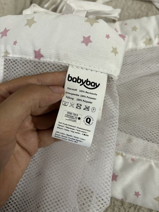 Babybay Ninho malha proteção berço bebé 165x25cm