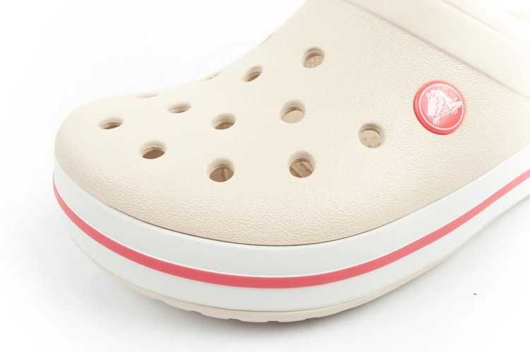 Crocs Crocband sandały chodaki damskie modne wygodne beżowe r. 36-39