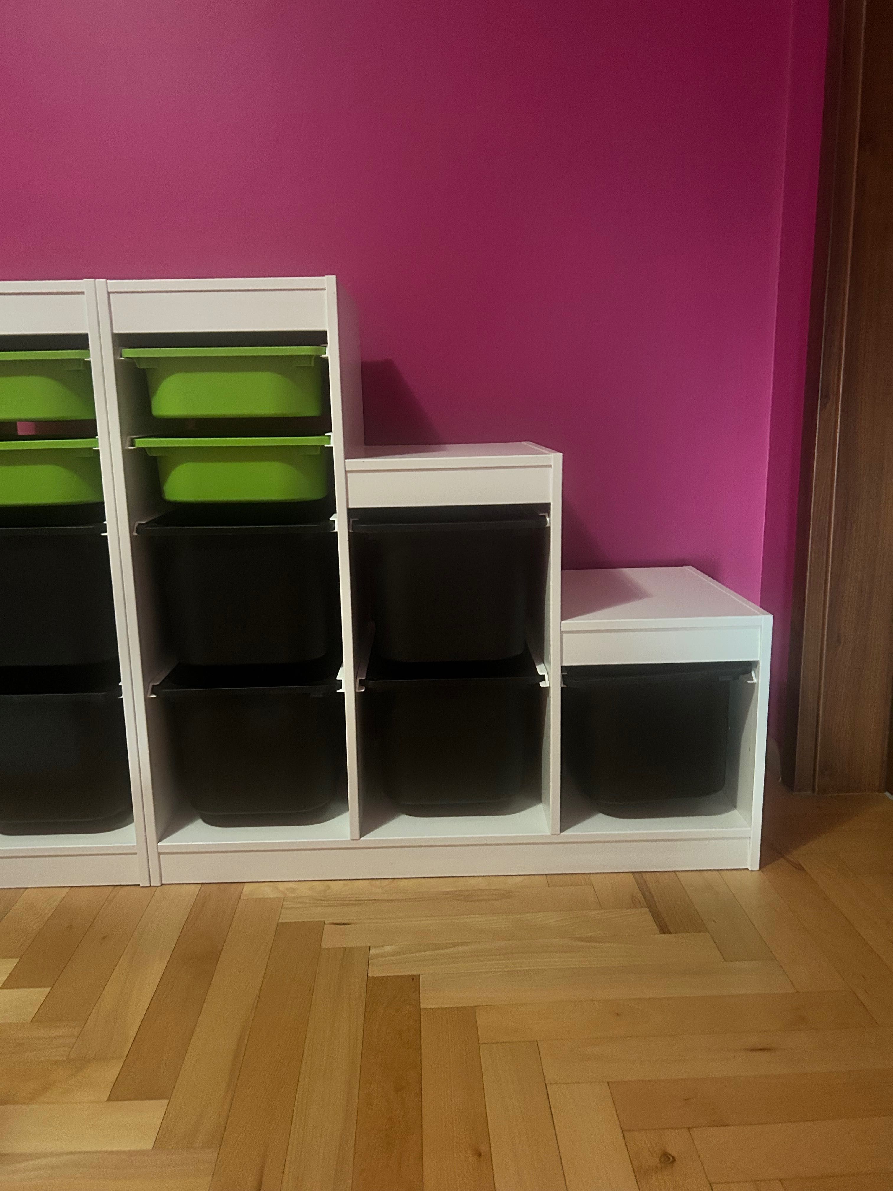 Szafka Trofast Ikea pojemniki na zabawki