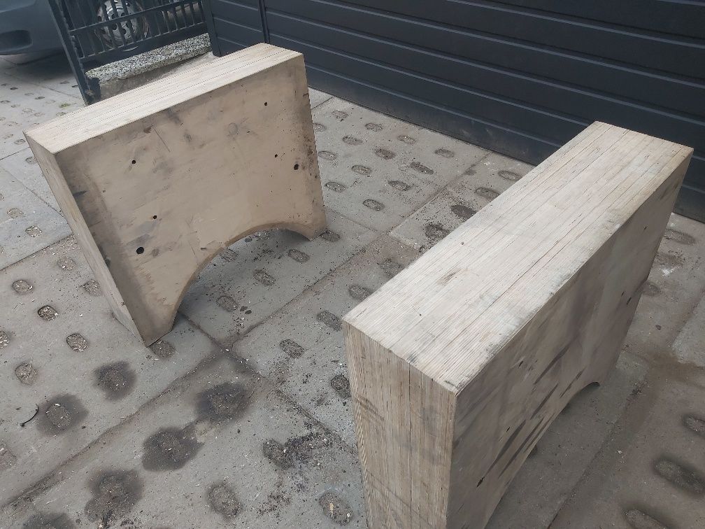 Drewno nogi stół