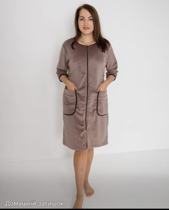 СРОЧНО велюр халат турция мокко 48р