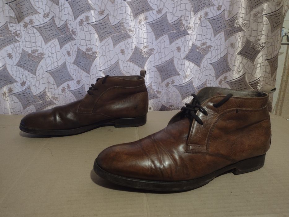 Черевики шкіряні, демісезонні, розмір 46(32)