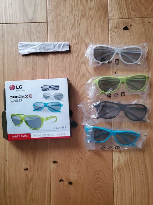 Okulary 3D LG nowe nieużywane!