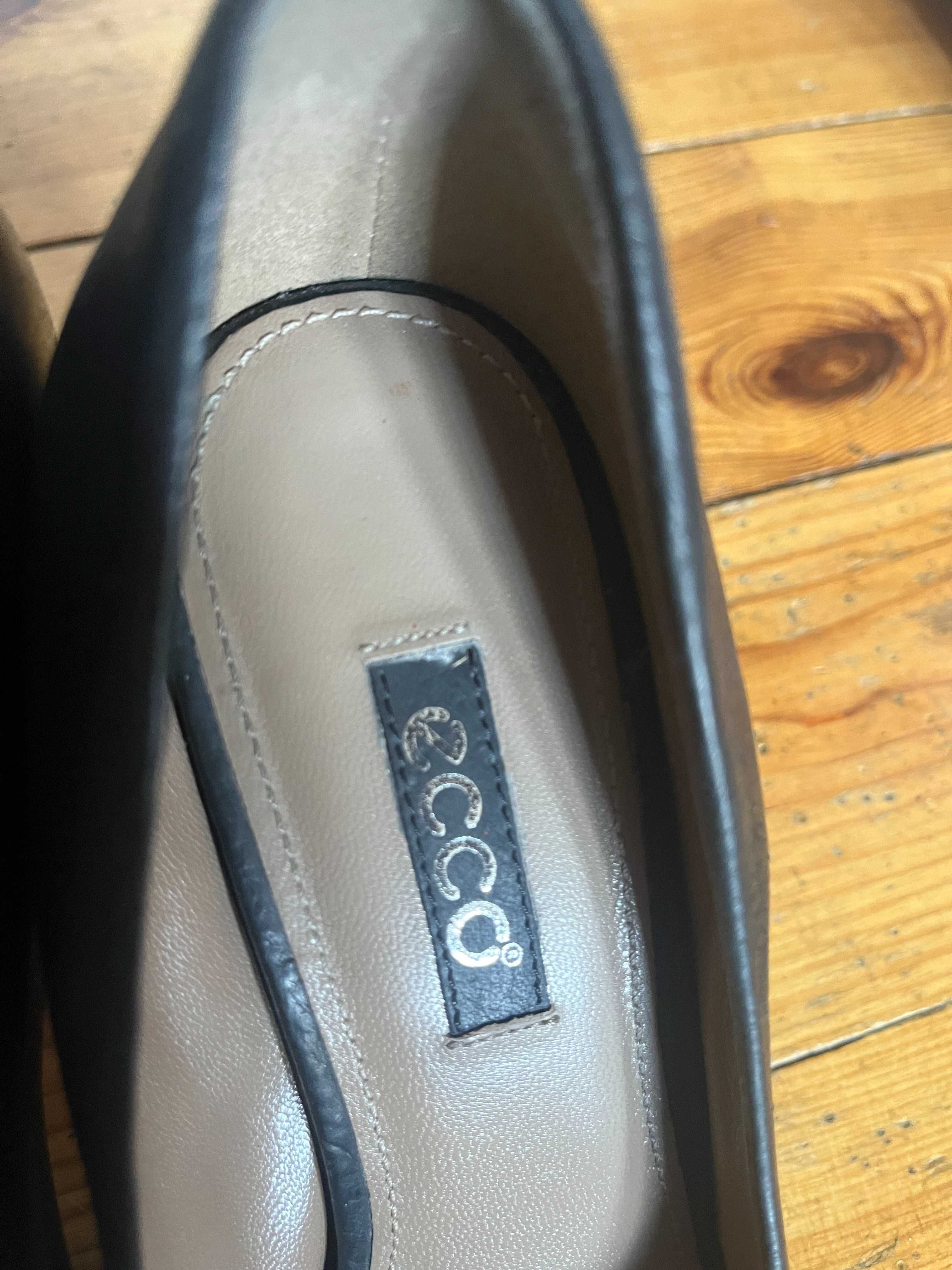 Czółenka open toe, skóra!, ECCO