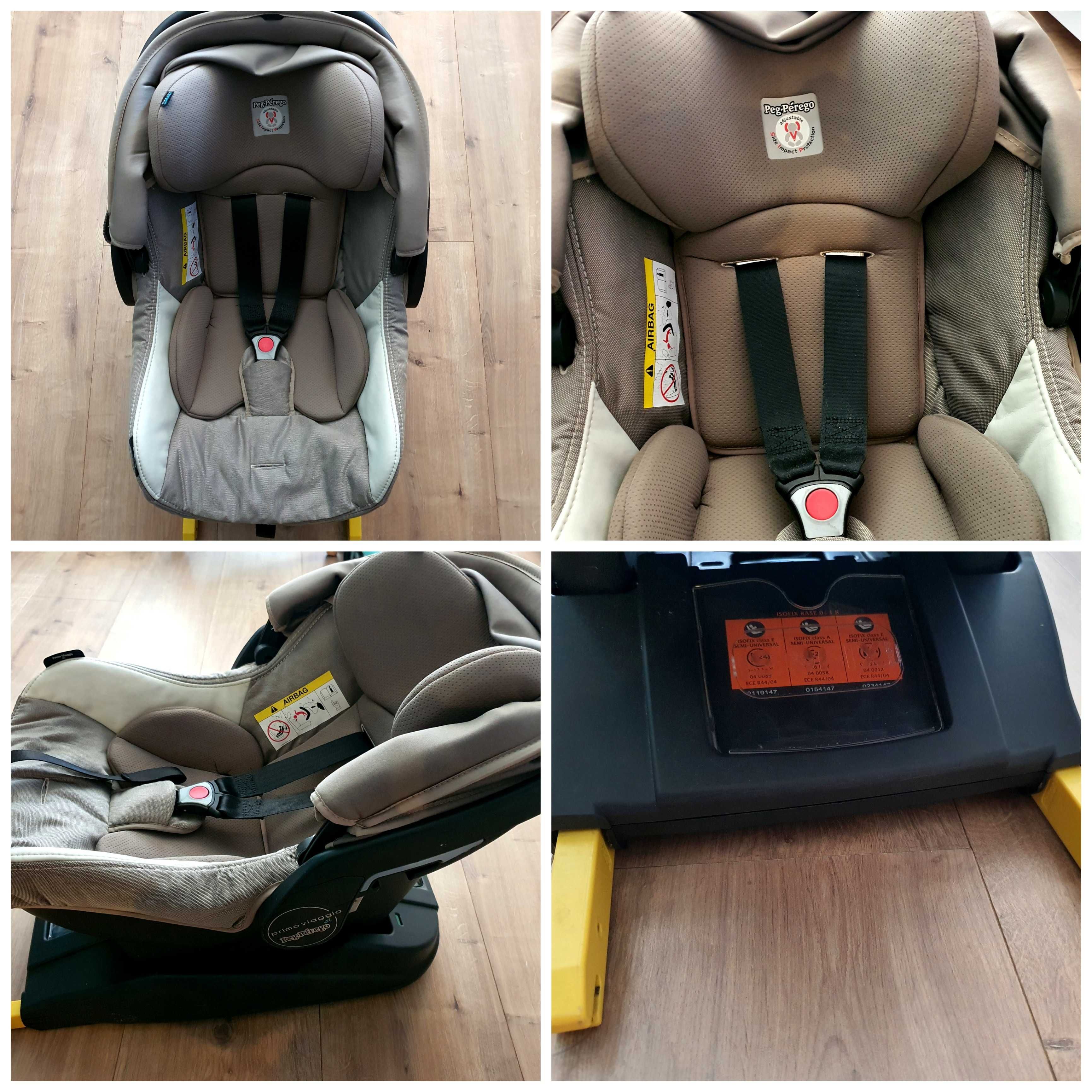 Fotelik Peg-Perego Primo Viaggio SL (0-13kg) + baza isofix 0+1k