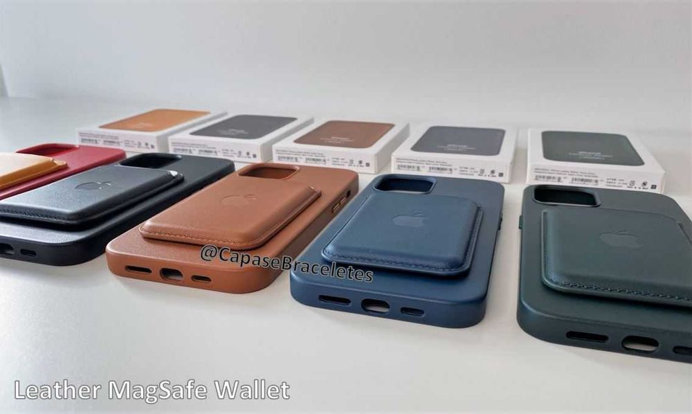 Carteira em Pele MagSafe p/ iPhone 12
