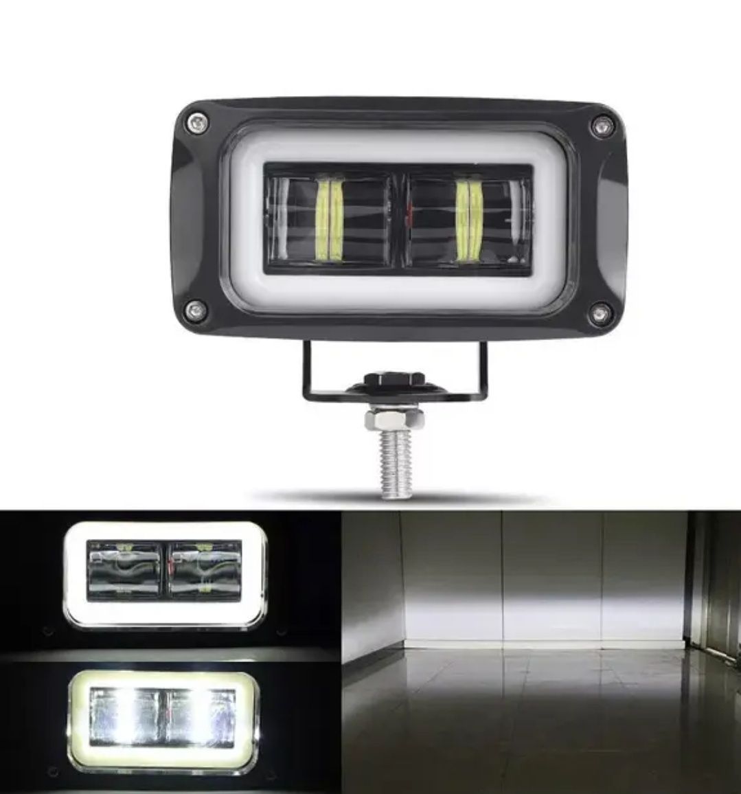 Світлодіодна балка протитуманна фара 8D 102*55мм ДХО СТГ LED