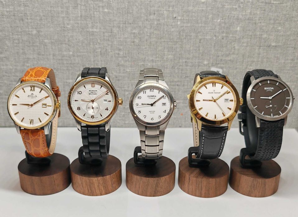 Чоловічий годинник часы Olympia Titanium Sapphire 38mm