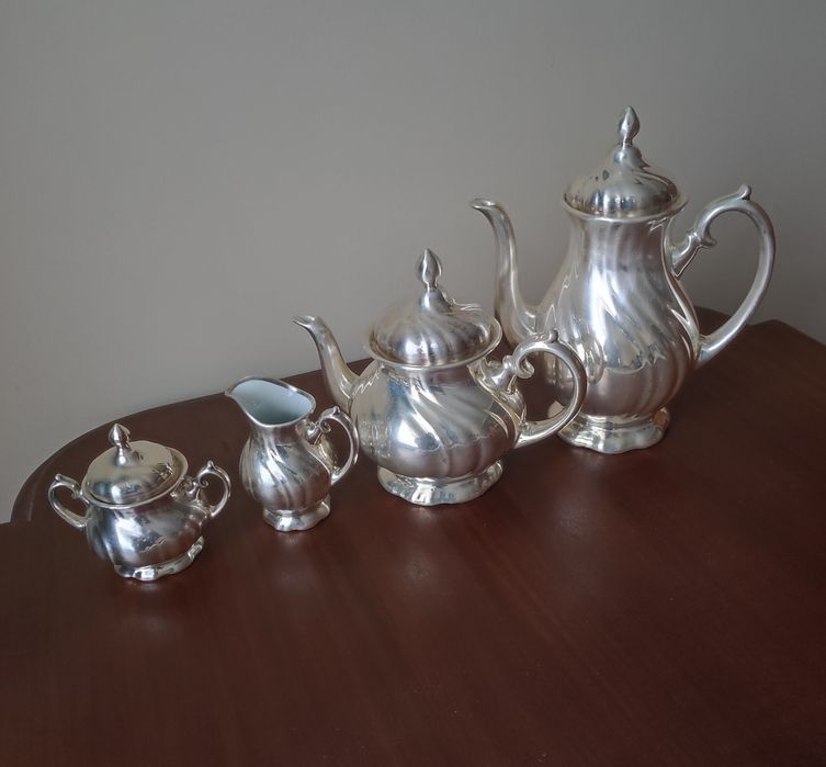 Serwis porcelana posrebrzana (silveroverlay) Thomas gr. Rosenthal