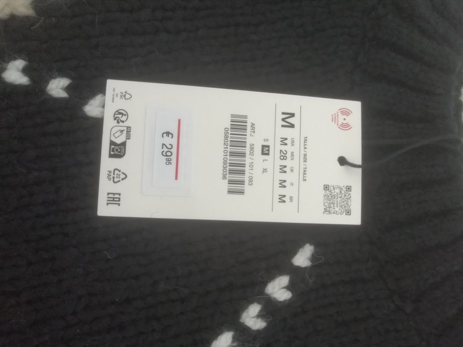 Светр zara, новий, розмір М