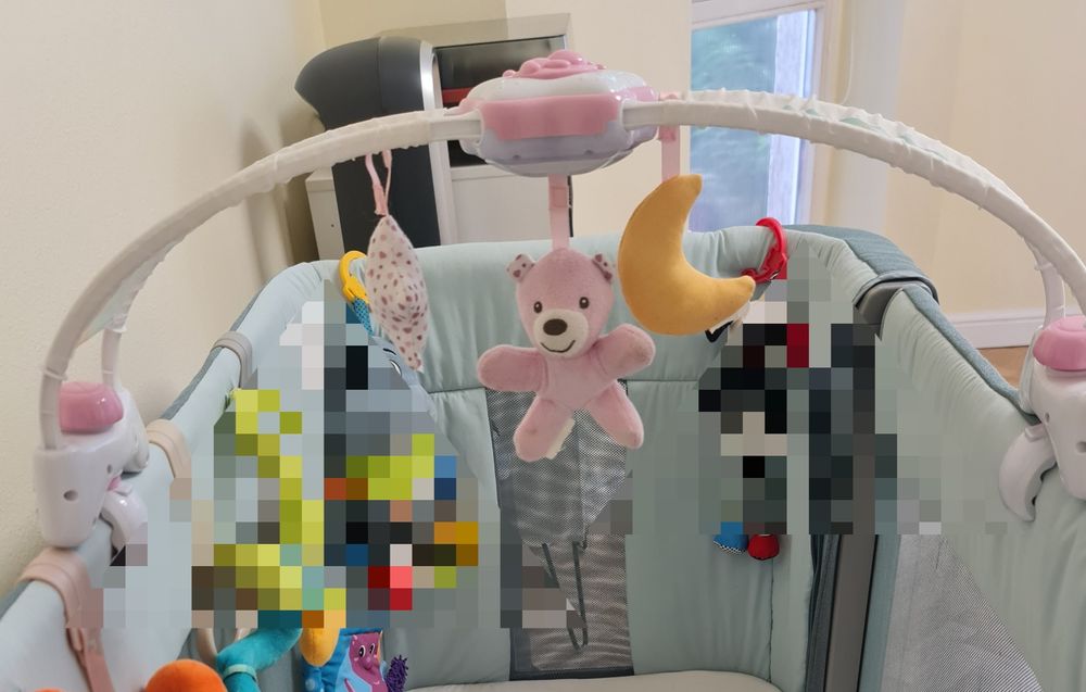 Panel na łóżeczko CHICCO First Dreams Rainbow Sky Różow