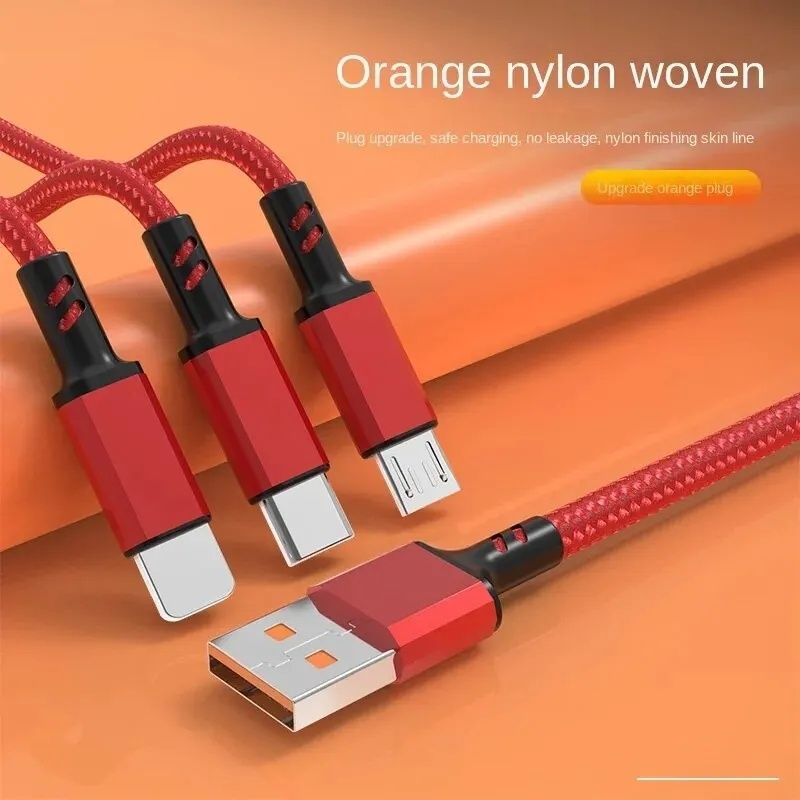 Kabel USB - USB typ C / microUSB / szybkiego ładowania i 1,2 m