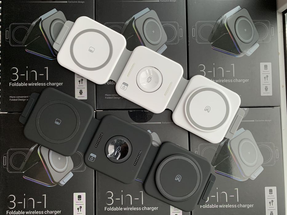 Бездротова зарядка для Айфон iPhone Apple Watch та навушників