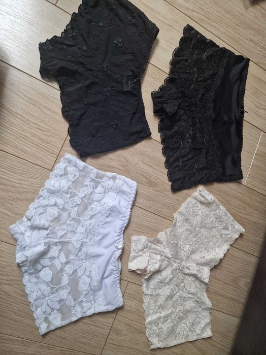 Majtki damskie typ panty / hipster / szorty r. L-XL- 4 szt.