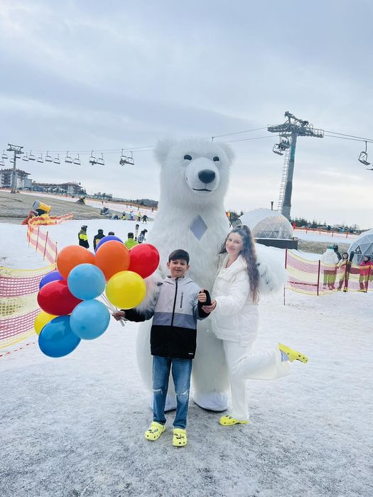 Білий ведмідь Снятин. Аніматори. Пес Патрон. Панда.Привітання на виїзд