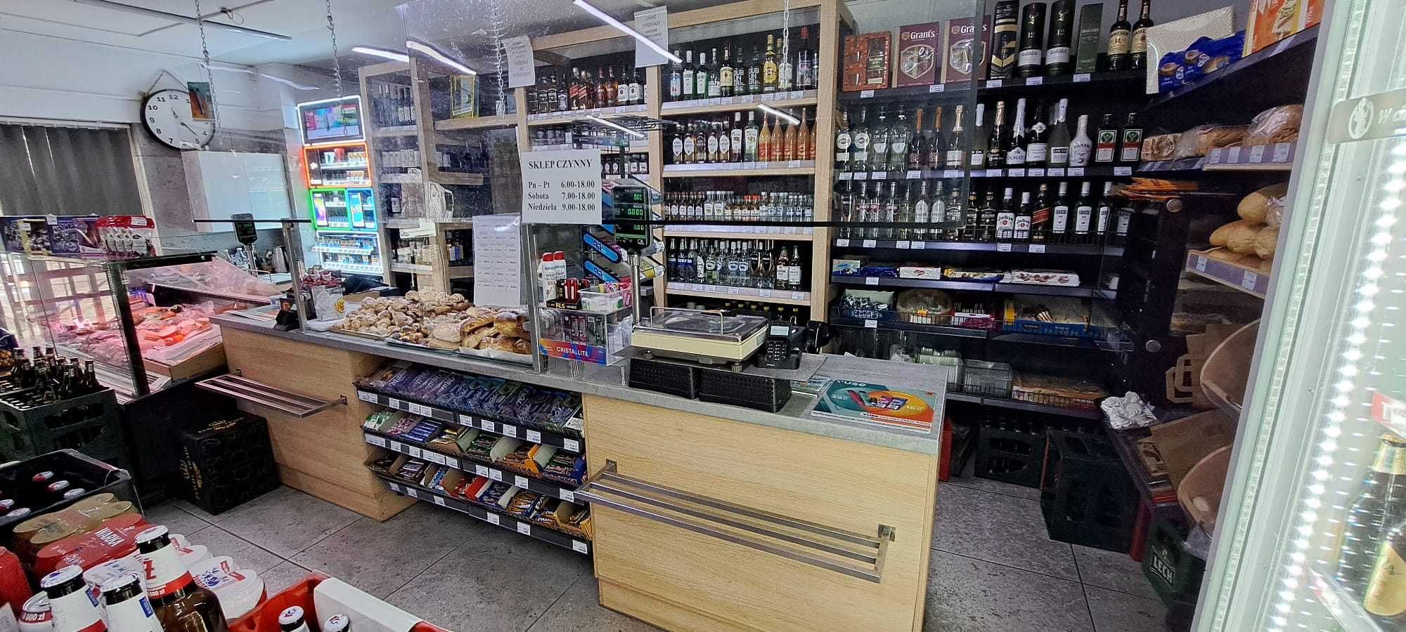 Wyposażenie sklepu spożywczego regały