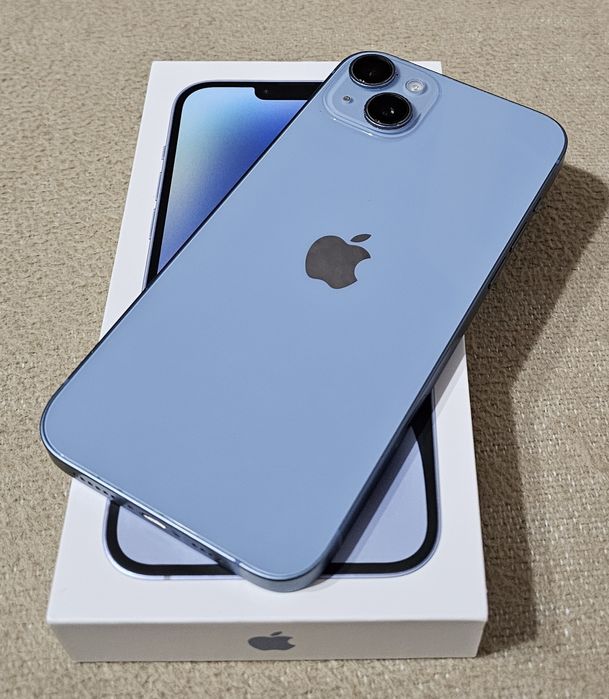 Iphone 14 Plus 256GB blue - stan bardzo dobry - pełny zestaw