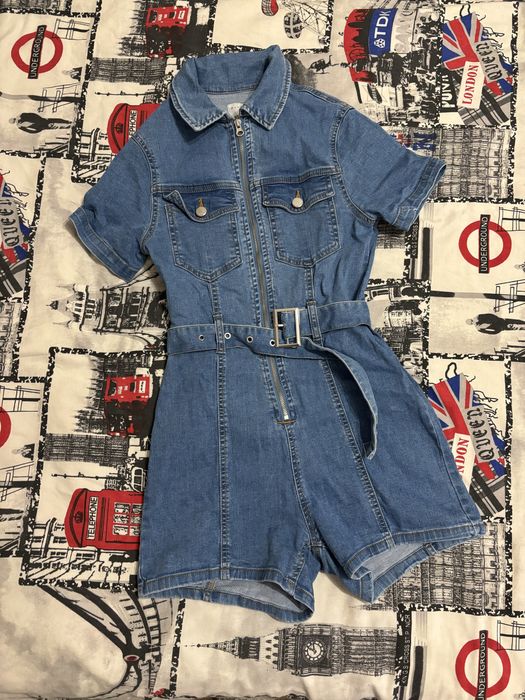 Джинсовий комбінезон, шортики