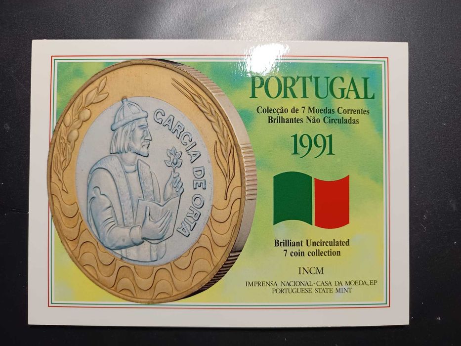 1991 – BNC – Série anual de moedas correntes