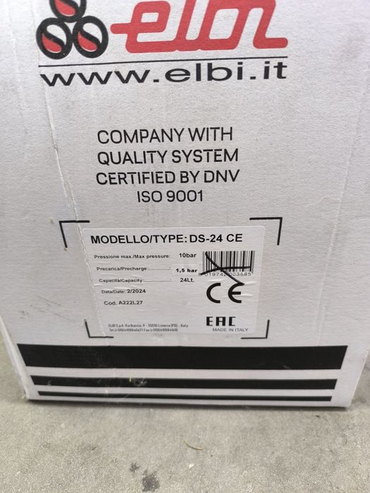 Naczynie przeponowe DS-24 l do instalacji solarnych