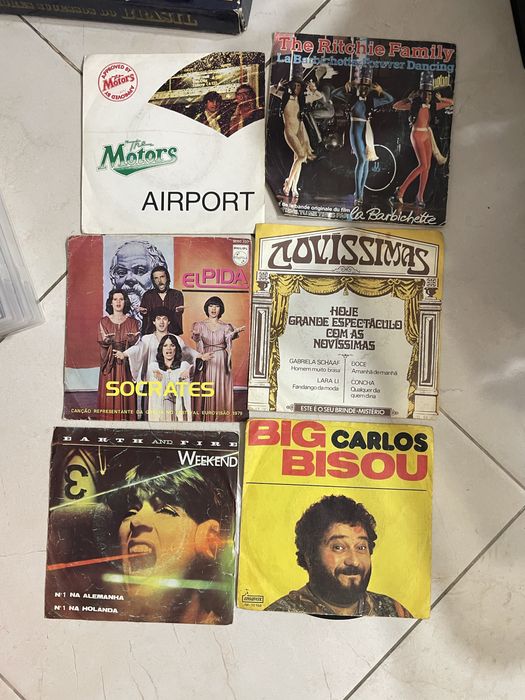 Lote vinil antigo colecionismo