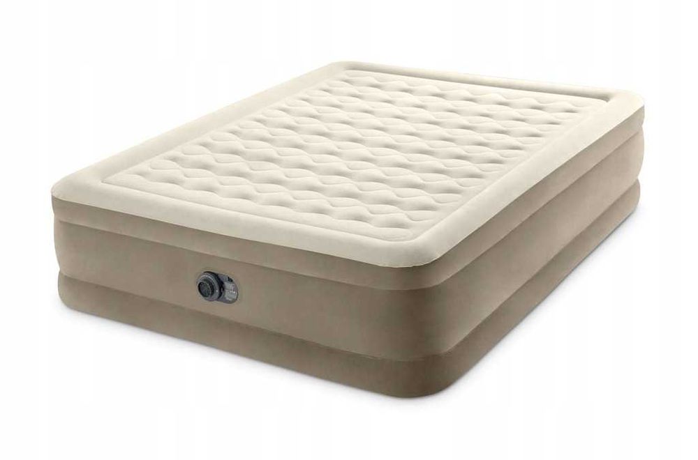 Materac dwuosobowy samopompujący Intex 64428ND 203x152x46 cm brązowy