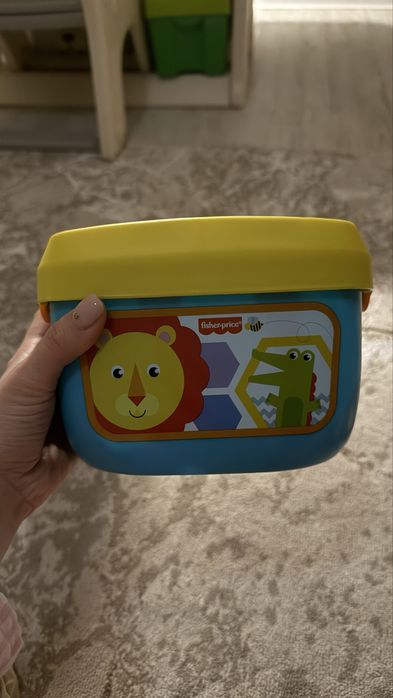 Сортер Fisher Price ведерка с кубиками